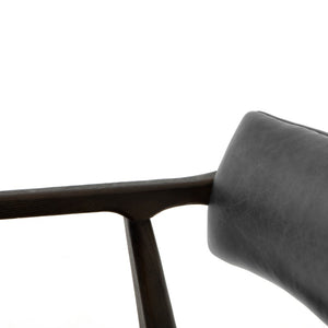 Tyler Chair in Chaps Ebony (25.5' x 26.5' x 27')