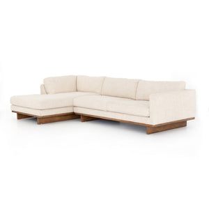 Everly Sectional in Irving Taupe (125' x 70' x 32')