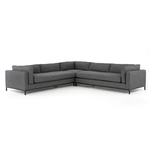 Grammercy Sectional in Matte Black (119' x 119' x 30')
