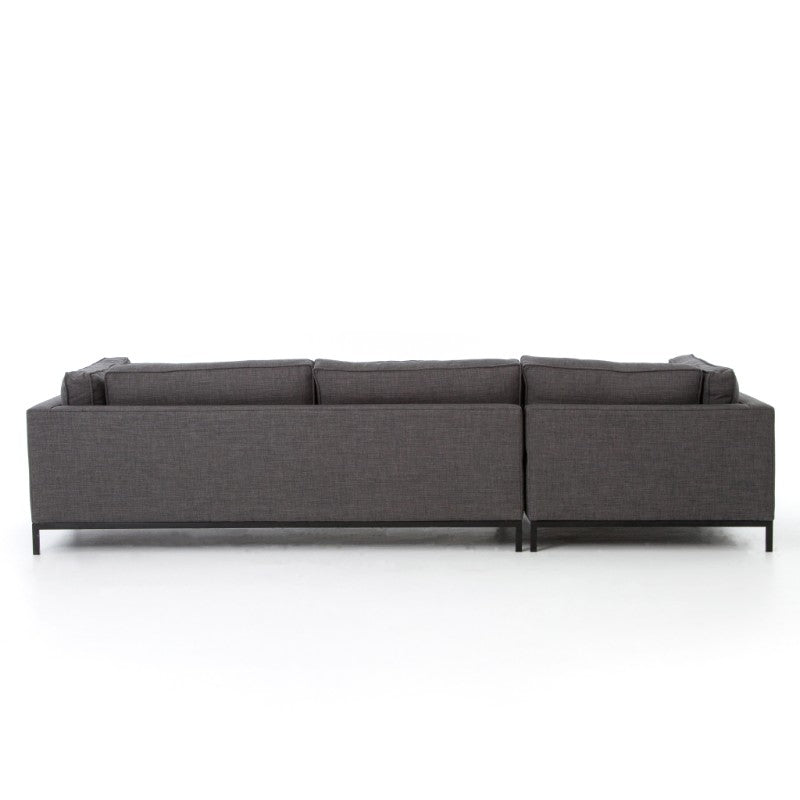 Grammercy Sectional in Matte Black (120' x 67' x 30')