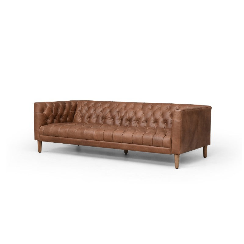 Williams Sofa in Natural Washed Chocolate (75' x 35' x 28')
