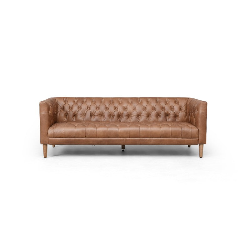 Williams Sofa in Natural Washed Chocolate (75' x 35' x 28')