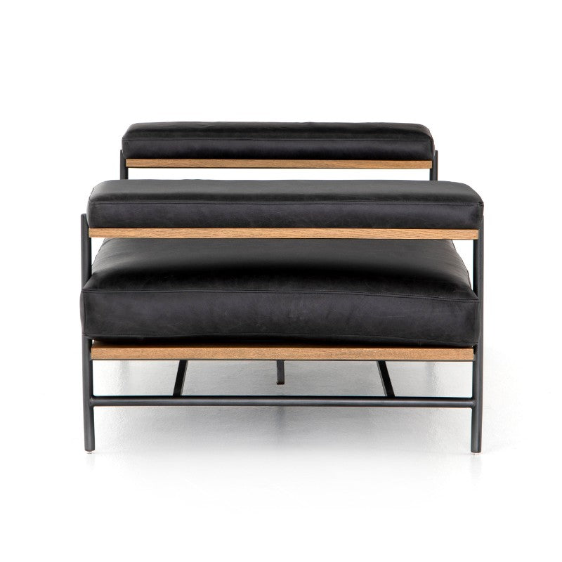 Kennon Chaise in Sonoma Black (78.5' x 36.75' x 25')