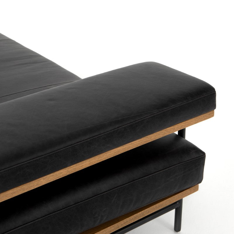 Kennon Chaise in Sonoma Black (78.5' x 36.75' x 25')