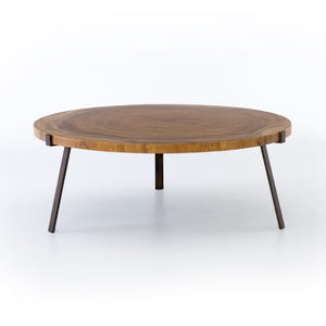 Exeter Coffee Table in Bronzed Iron (42.5' x 42.5' x 16')