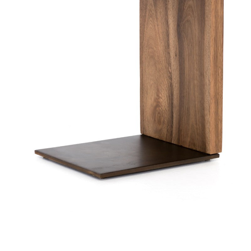 Hudson Side Table in Bronzed Iron (17.5' x 14' x 22')