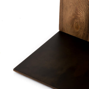Hudson Side Table in Bronzed Iron (17.5' x 14' x 22')