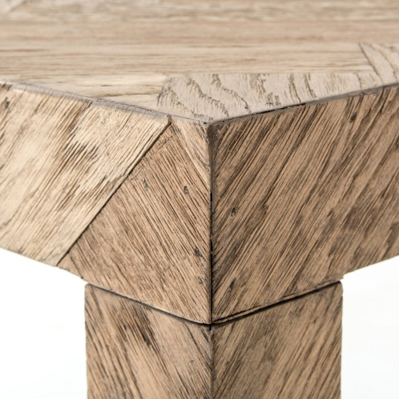 Lamar Console Table in Drifted Oak (70.75' x 19.75' x 31.5')