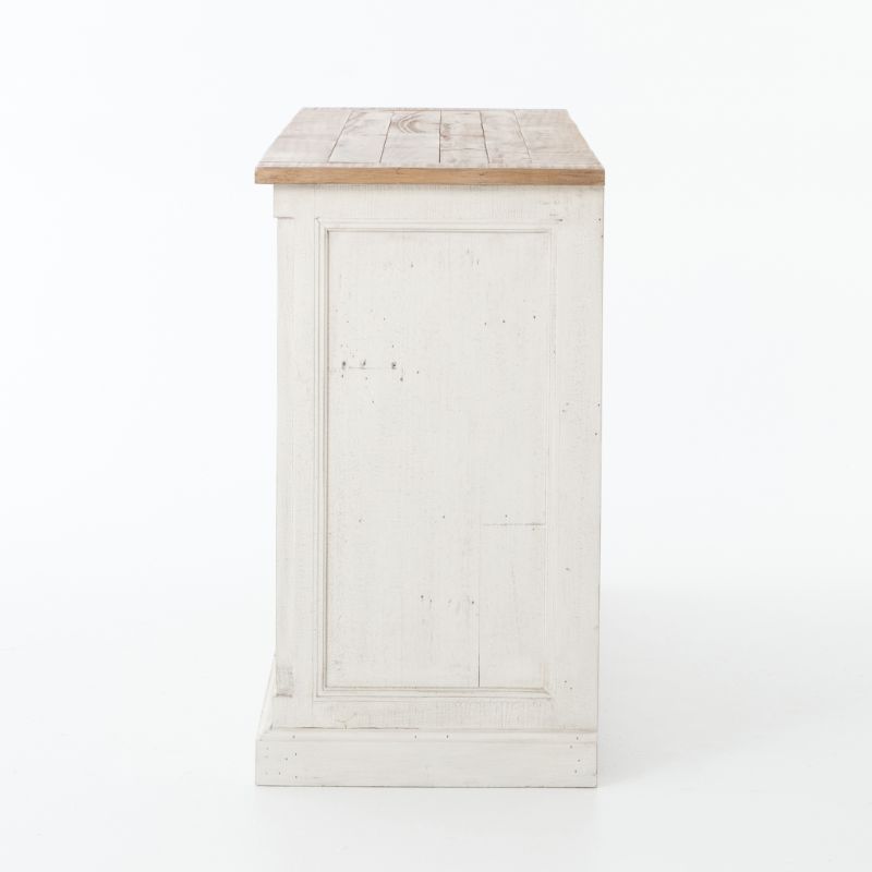 Cintra Sideboard in Limestone White (70.75' x 19.75' x 35.5')