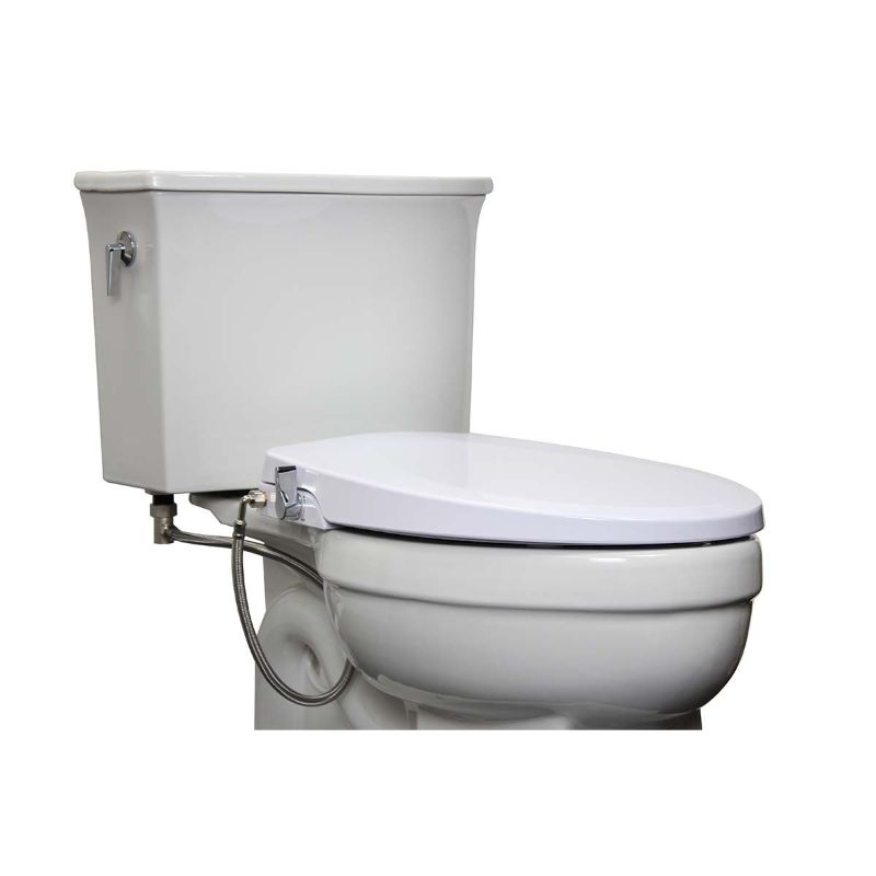 Alpha ONE Elongated Non-Electric Bidet Seat in White