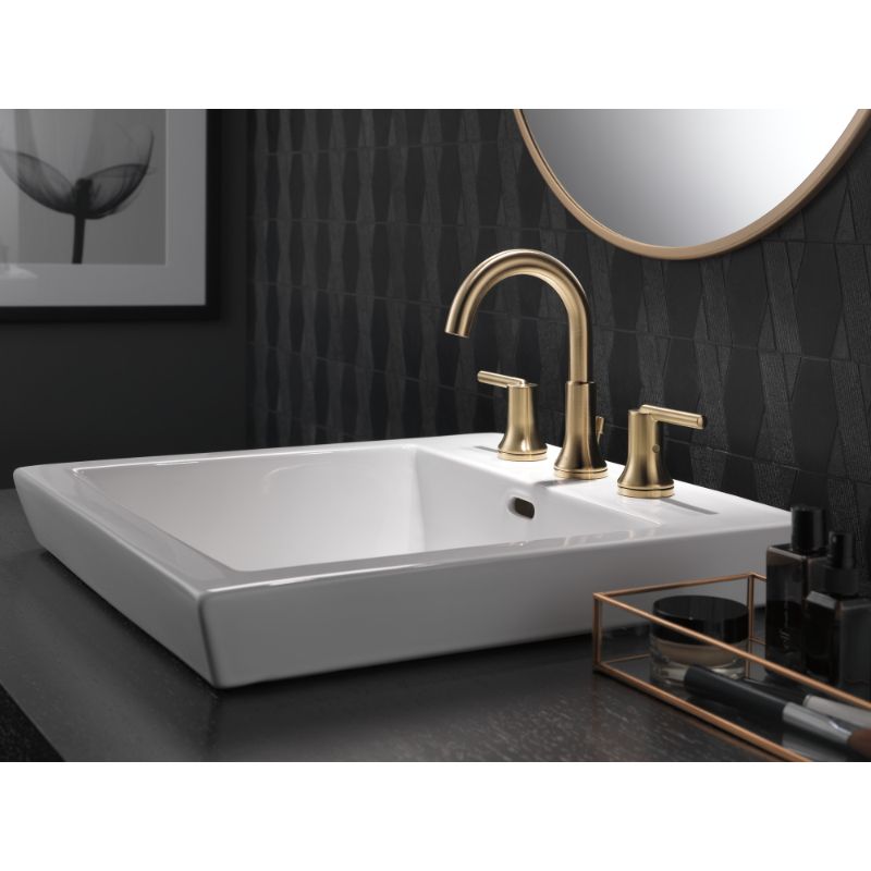 Trinsic Widespread Vanity Faucet in Champagne Bronze