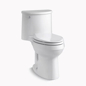 Adair Elongated 1.28 gpf One-Piece Toilet in White