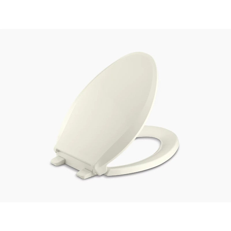 Cachet Elongated Slow-Close Toilet Seat in Biscuit