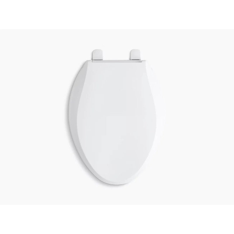 Cachet Elongated Slow-Close Toilet Seat with Quick-Release in White
