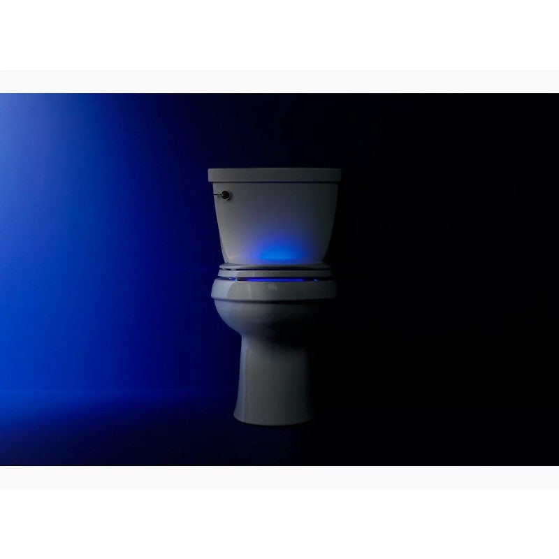 Cachet Nightlight Elongated Slow-Close Toilet Seat in White