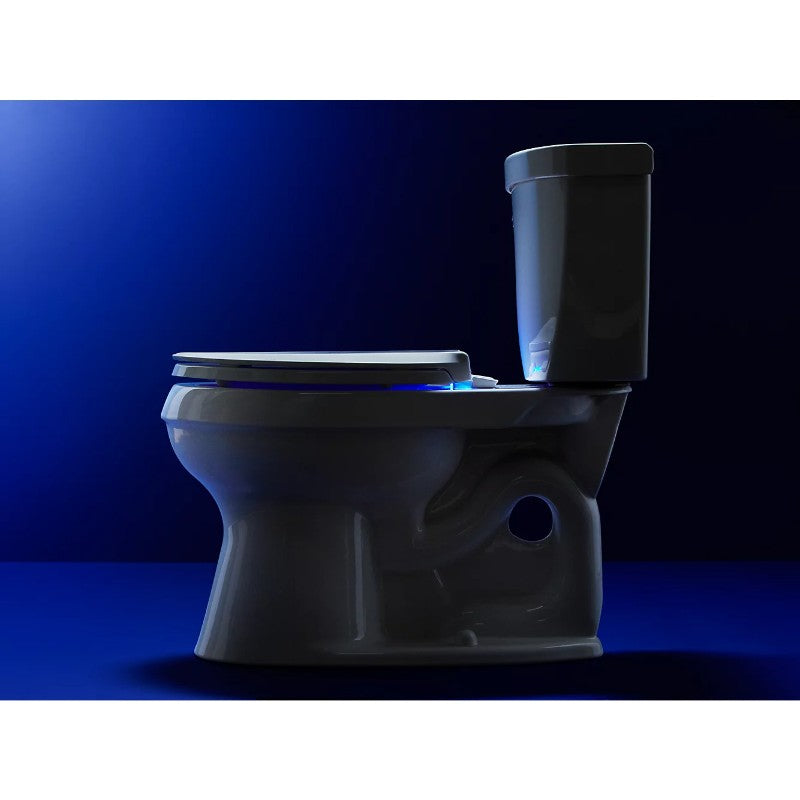 Cachet Nightlight Elongated Slow-Close Toilet Seat in White