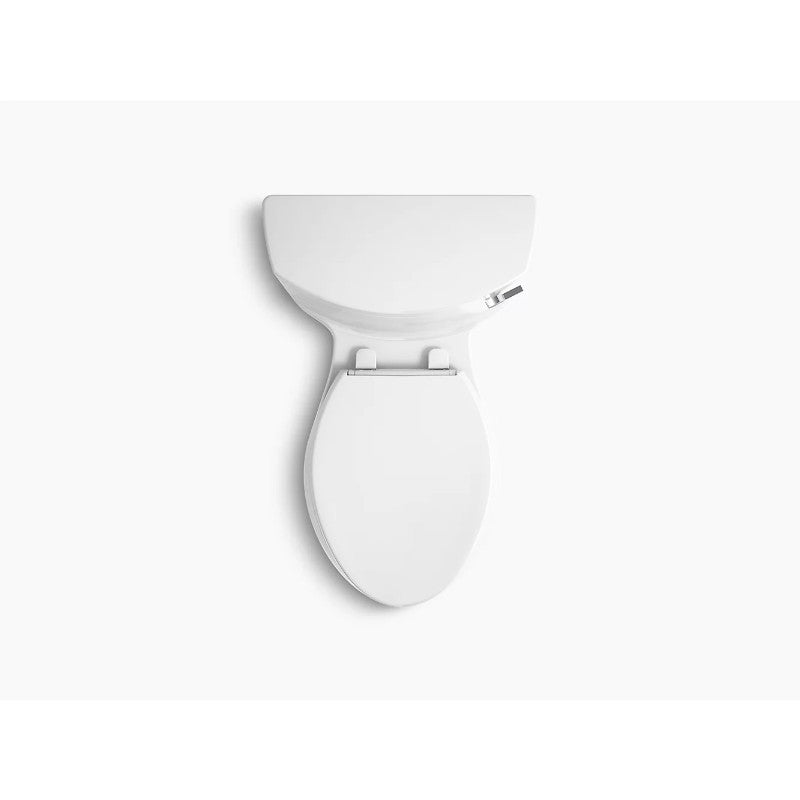 Cimarron Elongated 1.28 gpf Right Hand Trip Lever One-Piece Toilet in White