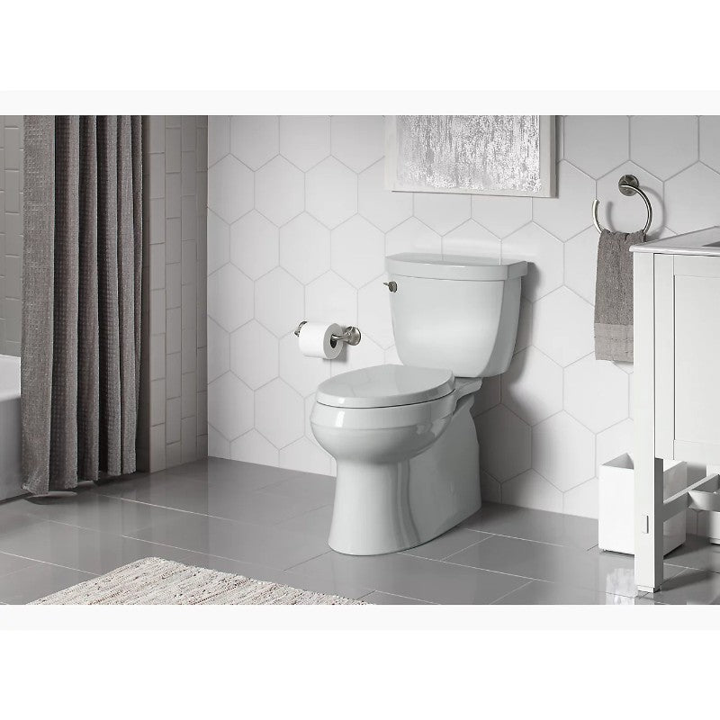 Cimarron Elongated 1.28 gpf Skirted Two-Piece Toilet in White