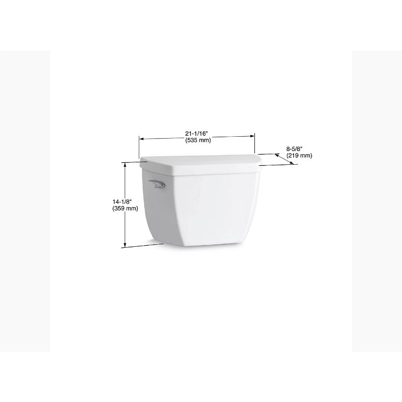 Highline Classic 1.6 gpf Toilet Tank in White