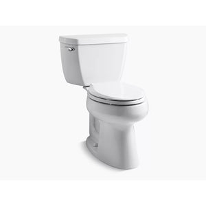 Highline Classic Elongated 1.28 gpf Two-Piece Toilet in White