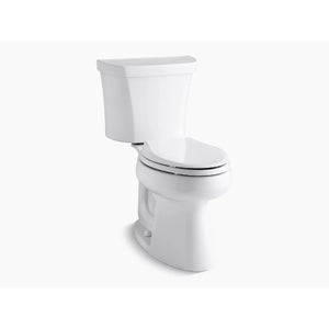 Highline Elongated 1.1 gpf & 1.6 gpf Dual-Flush Two-Piece Toilet in White