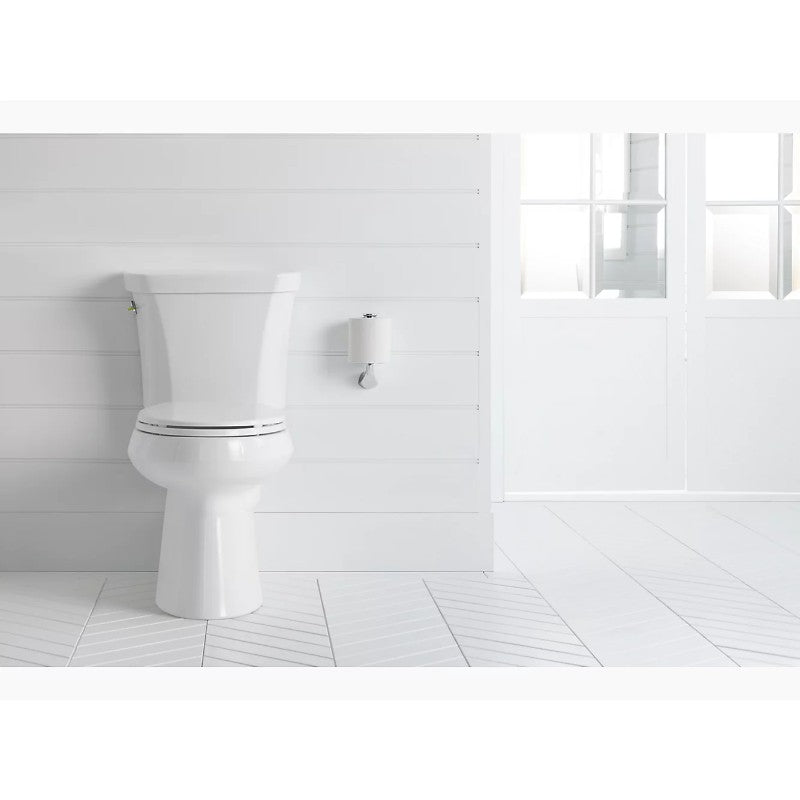 Highline Elongated 1.1 gpf & 1.6 gpf Dual-Flush Two-Piece Toilet in White