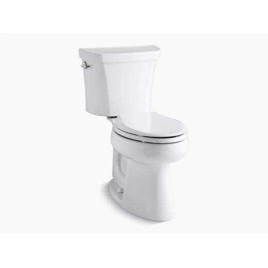 Highline Elongated 1.1 gpf & 1.6 gpf Dual-Flush Two-Piece Toilet in White -10" Rough-In
