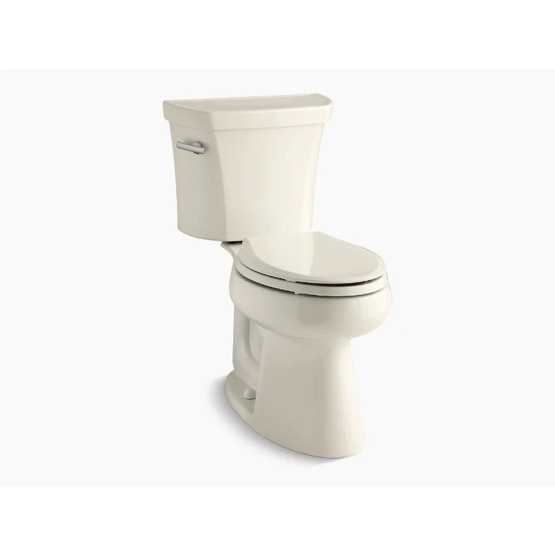 Highline Elongated 1.28 gpf Two-Piece Toilet in Almond