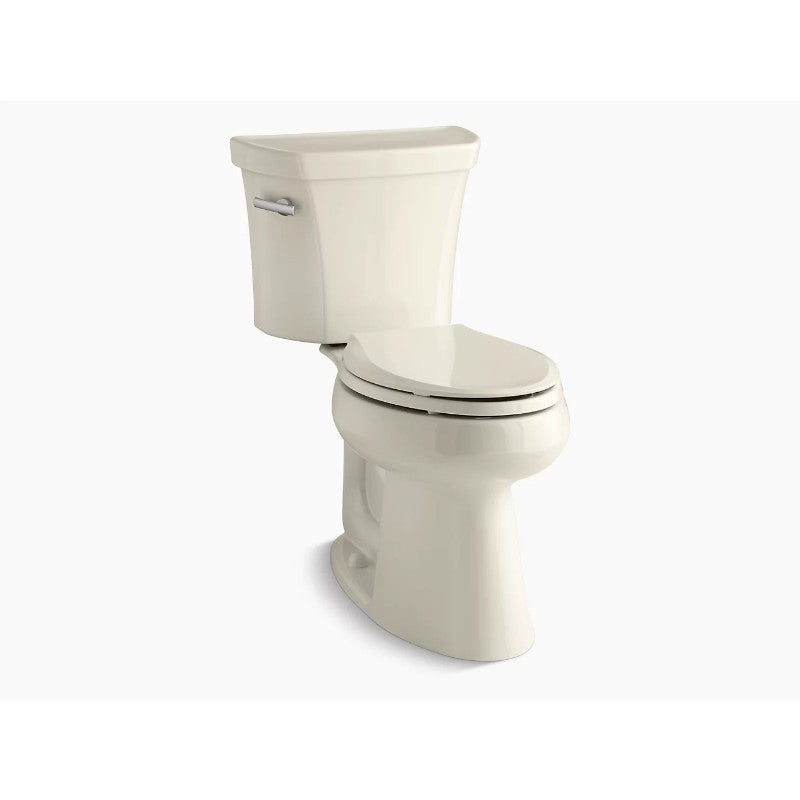 Highline Elongated 1.28 gpf Two-Piece Toilet in Almond -10' Rough-In
