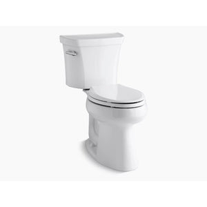 Highline Elongated 1.28 gpf Two-Piece Toilet in White -10' Rough-In