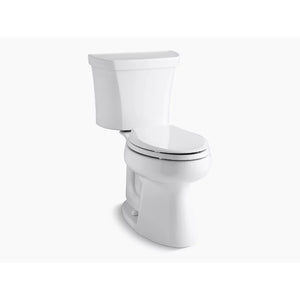 Highline Elongated 1.6 gpf Right Hand Trip Lever Two-Piece Toilet in White