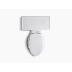 Memoirs Stately Elongated 1.28 gpf Right Hand Trip Lever Two-Piece Toilet in White
