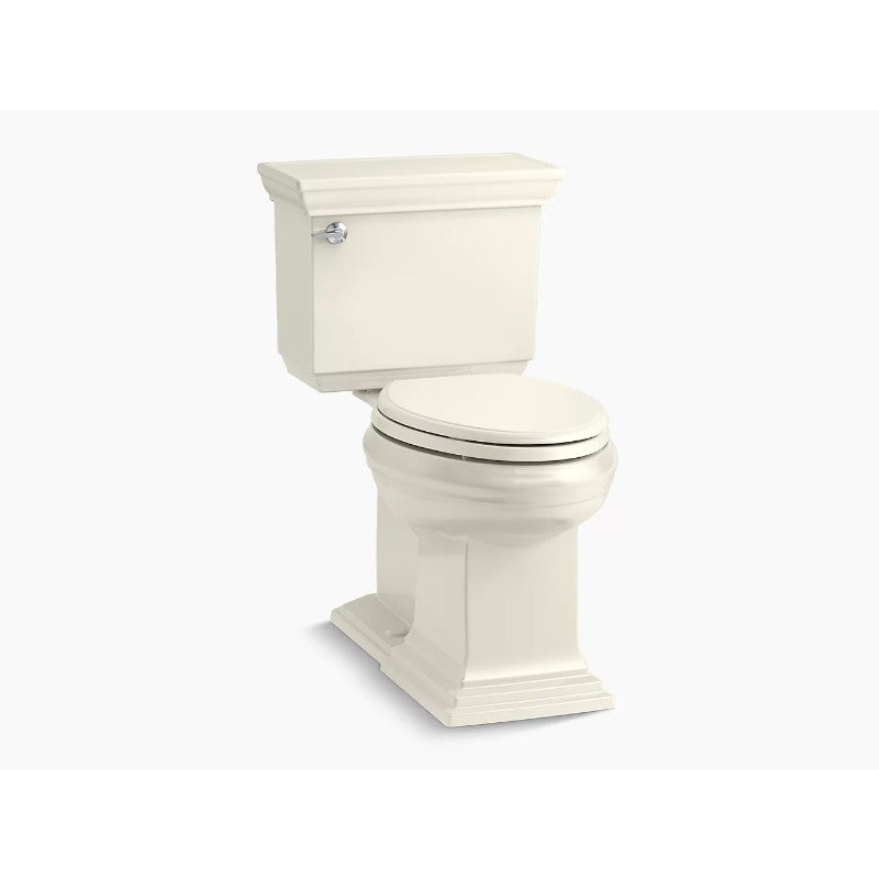 Memoirs Stately Elongated 1.28 gpf Two-Piece Toilet in Biscuit