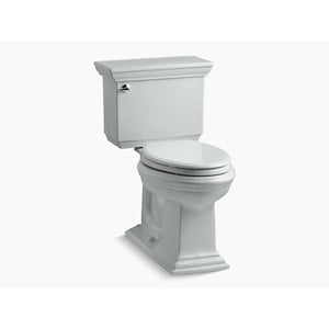 Memoirs Stately Elongated 1.28 gpf Two-Piece Toilet in Ice Grey