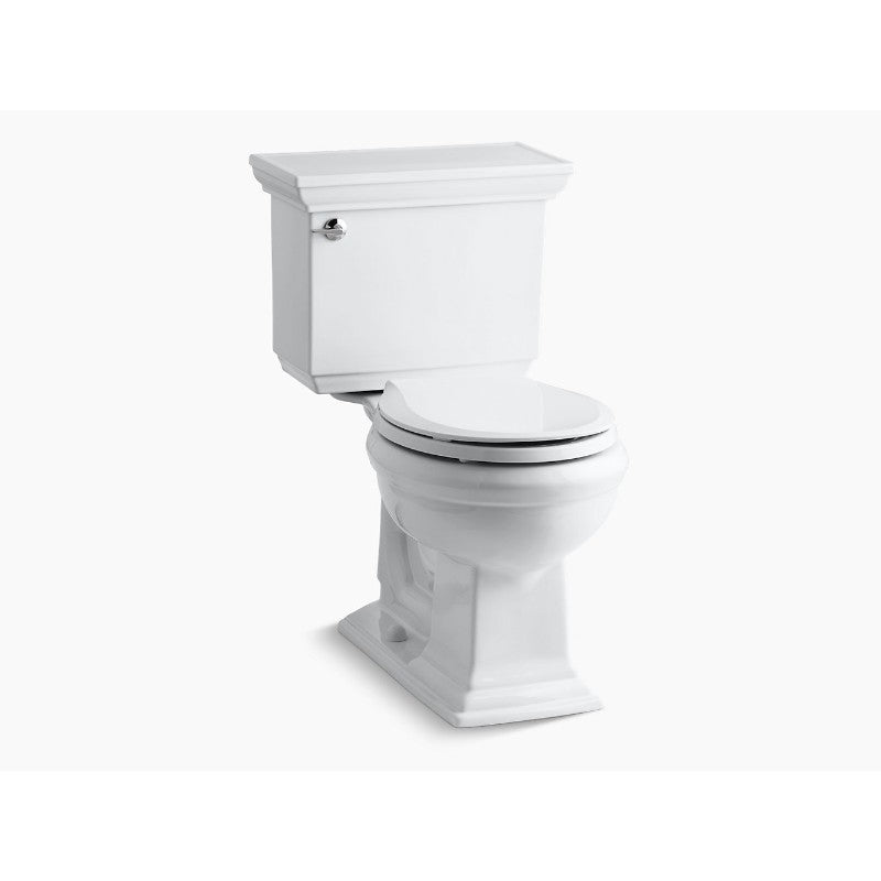 Memoirs Stately Round 1.28 gpf Two-Piece Toilet with Insulated Tank in White