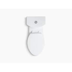 Persuade Curv Elongated 1.0 gpf & 1.6 gpf Dual-Flush Two-Piece Toilet in White