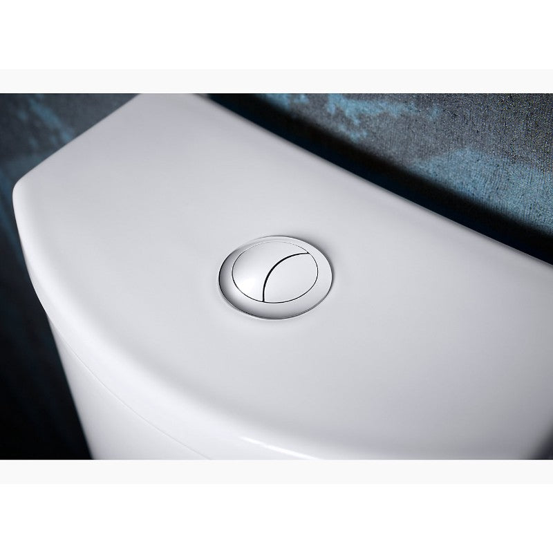 Persuade Curv Elongated 1.0 gpf & 1.6 gpf Dual-Flush Two-Piece Toilet in White
