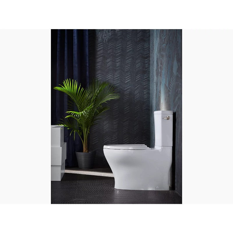 Persuade Curv Elongated 1.28 gpf Two-Piece Toilet in White