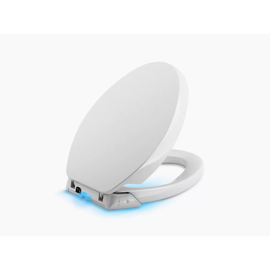 Purefresh Elongated Slow-Close Toilet Seat in White