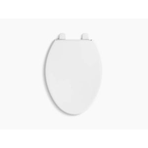 Reveal Elongated Slow-Close Toilet Seat in White