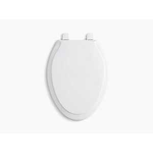 Rutledge Elongated Slow-Close Toilet Seat in White