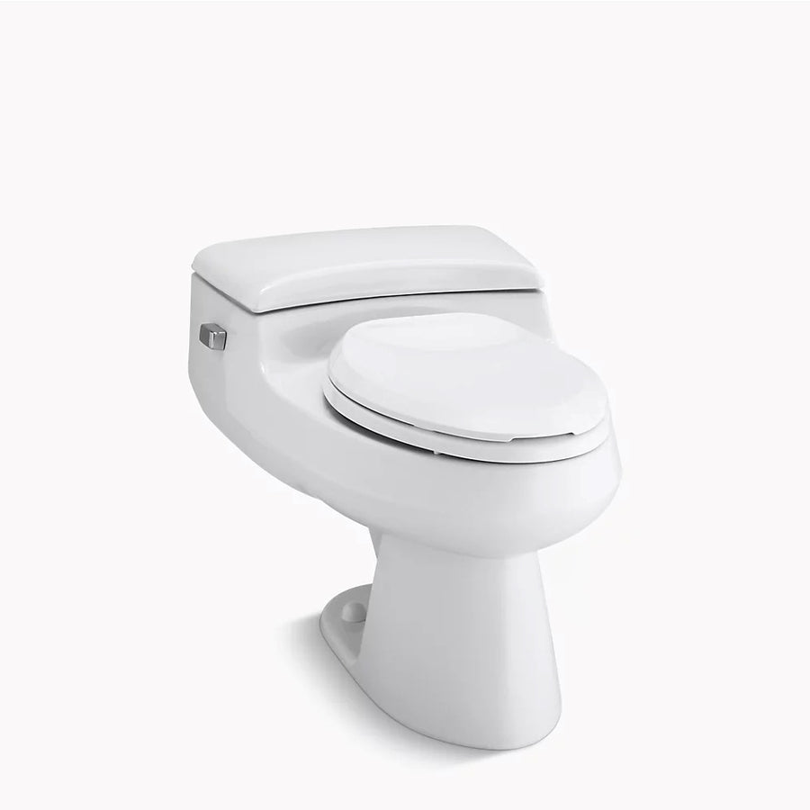 San Raphael Elongated 1.0 gpf One-Piece Toilet in White