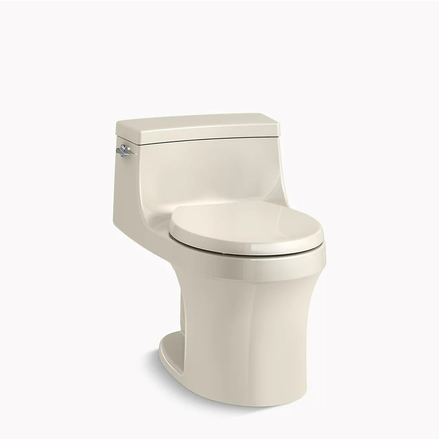 San Souci Round 1.28 gpf One-Piece Toilet in Almond
