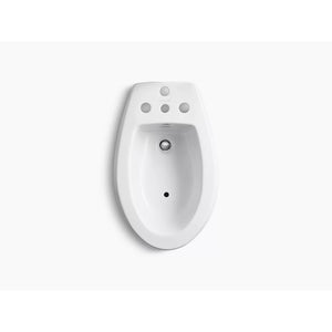 San Tropez Deck Mount Bidet Vertical-Spray Bidet in White