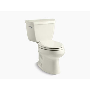 Wellworth Classic Elongated 1.28 gpf Two-Piece Toilet in Biscuit