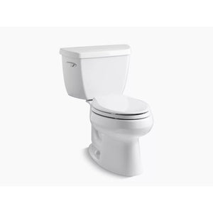 Wellworth Classic Elongated 1.28 gpf Two-Piece Toilet in White