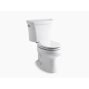 Wellworth Elongated 1.1 gpf & 1.6 gpf Dual-Flush Two-Piece Toilet in White