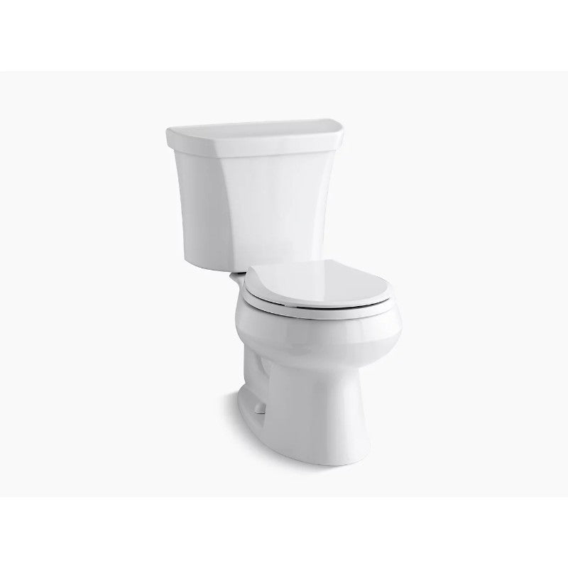 Wellworth Round 1.1 gpf & 1.6 gpf Dual-Flush Right Hand Trip Lever Two-Piece Toilet in White