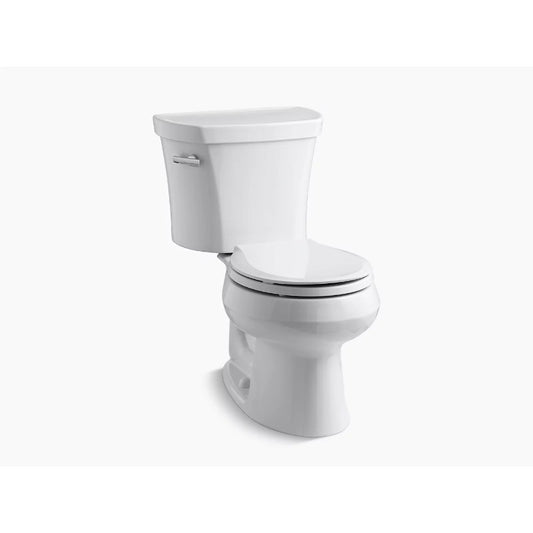 Wellworth Round 1.28 gpf Two-Piece Toilet in White - 14" Rough-In