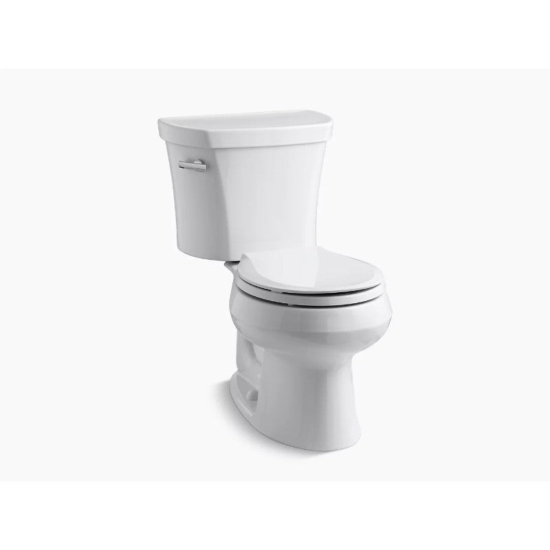 Wellworth Round 1.28 gpf Two-Piece Toilet in White - 14' Rough-In